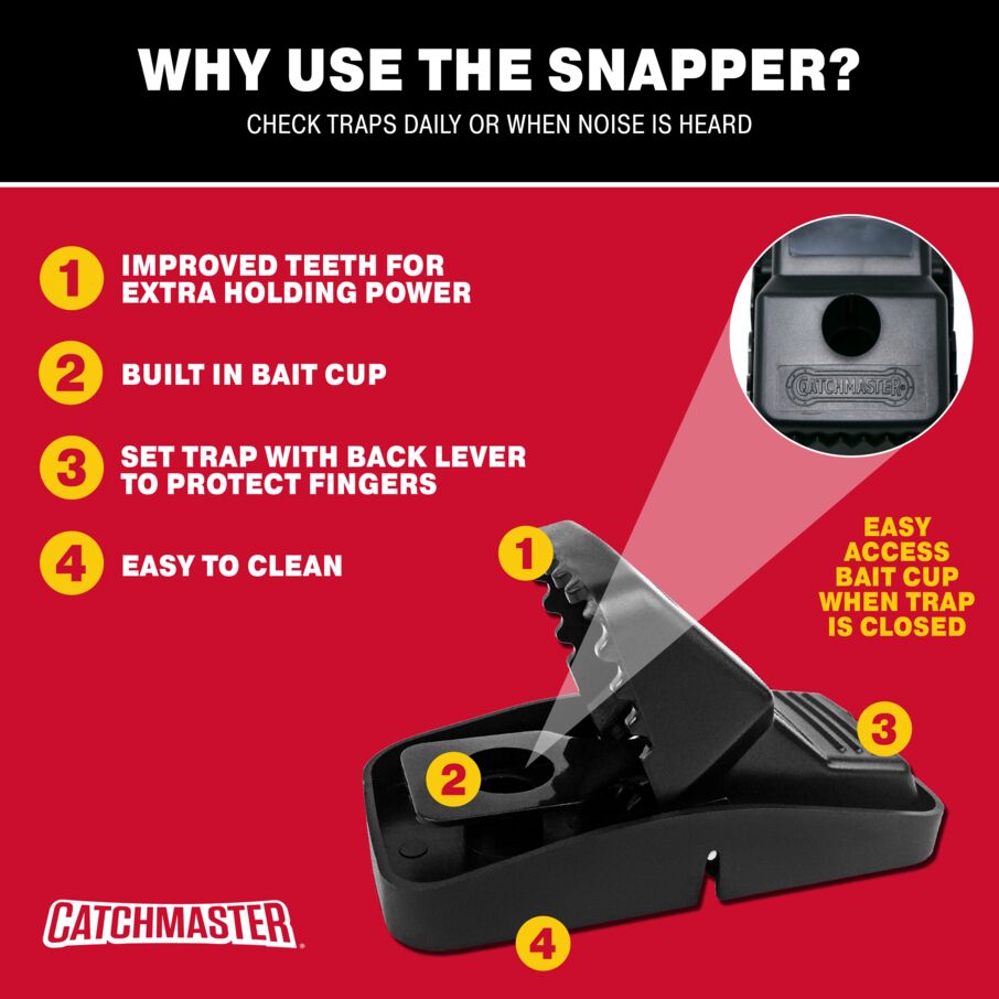Jumbo Snapper Rodent Snap Trap Jumbo Snapper Rodent Snap Trap