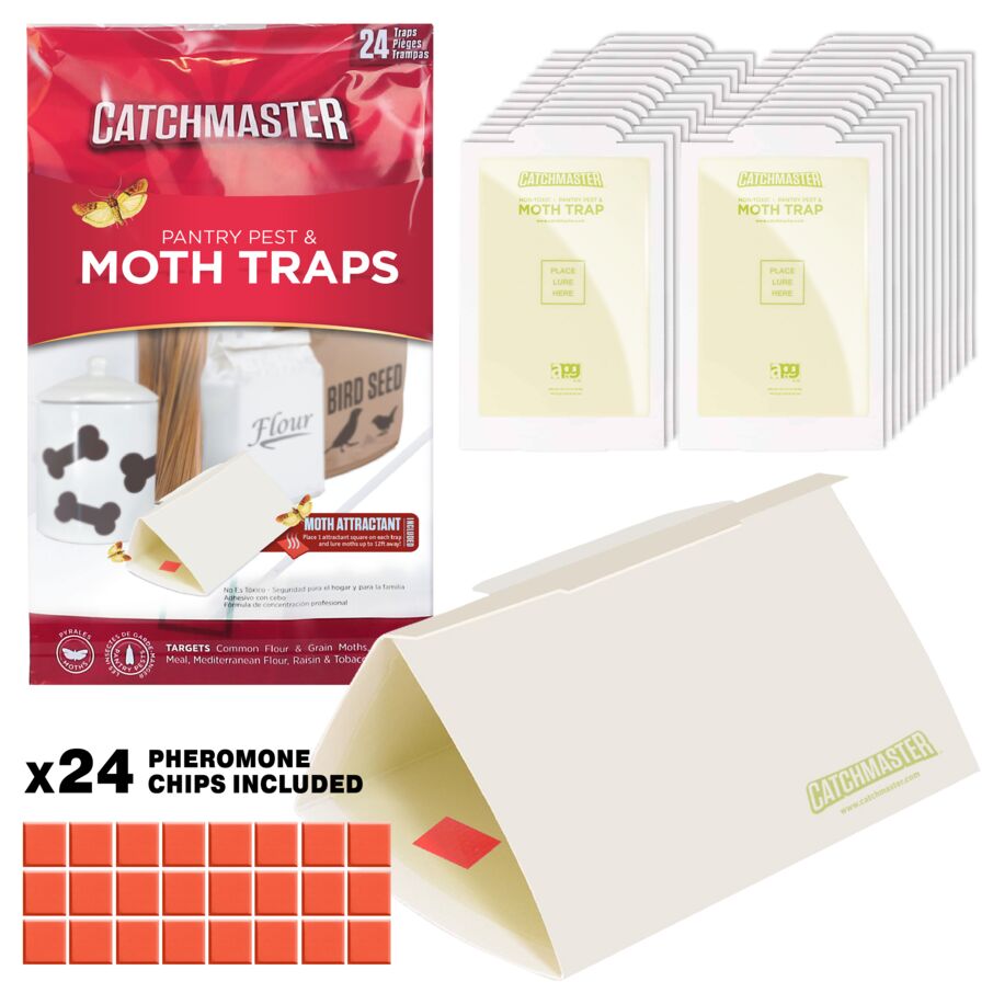Pantry Pest & Moth Pheromone Infused Glue Board Traps Pantry Pest & Moth Pheromone Infused Glue Board Traps