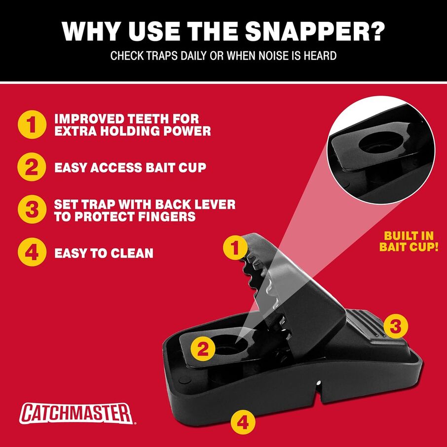 Snapper Reusable Indoor Mouse Snap Traps Snapper Reusable Indoor Mouse Snap Traps