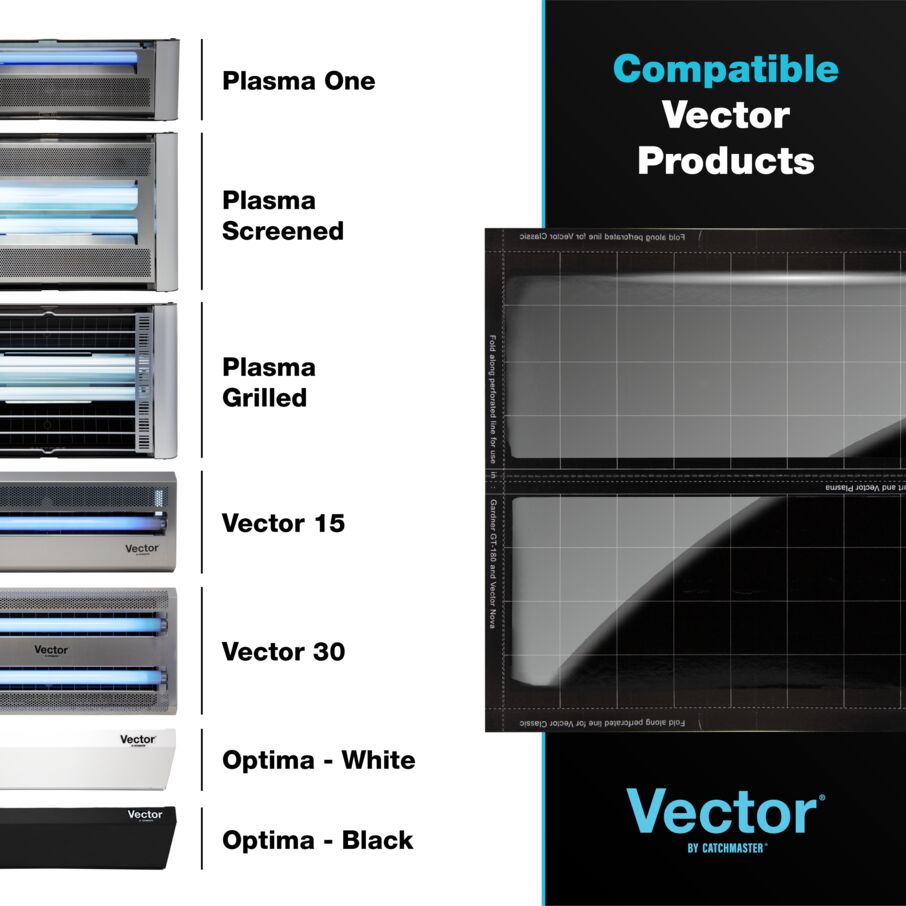 Vector UV Fly Light Universal Replacement Boards Without Pheromones Vector UV Fly Light Universal Replacement Boards Without Pheromones