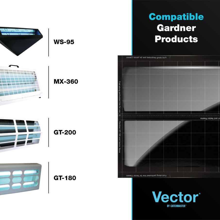 Vector UV Fly Light Universal Replacement Boards Without Pheromones Vector UV Fly Light Universal Replacement Boards Without Pheromones