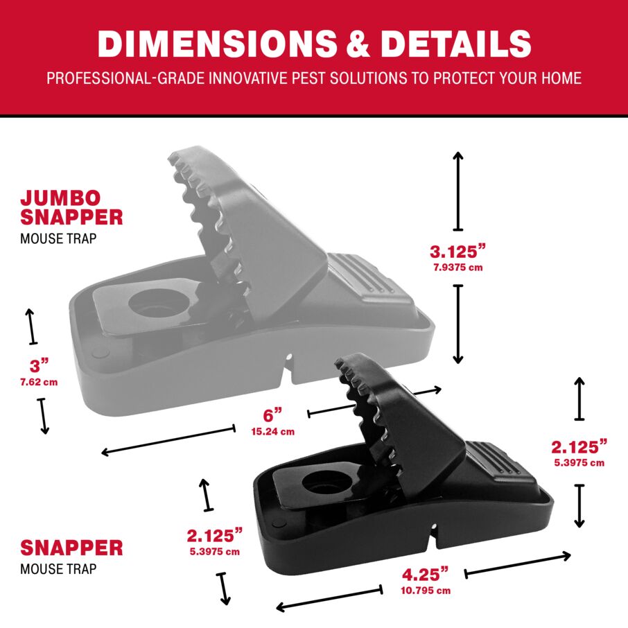 Snapper Reusable Indoor Mouse Snap Traps Snapper Reusable Indoor Mouse Snap Traps
