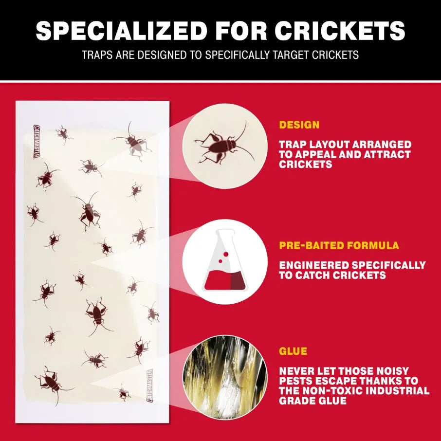 CricketXL Cricket Patterned Glue Board Traps CricketXL Cricket Patterned Glue Board Traps