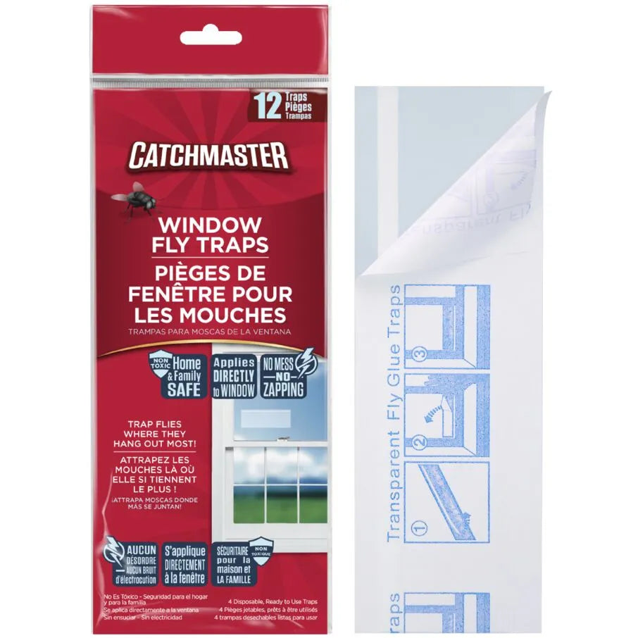 Kensizer 30-Pack Window Fly Traps for Indoors Showcase 