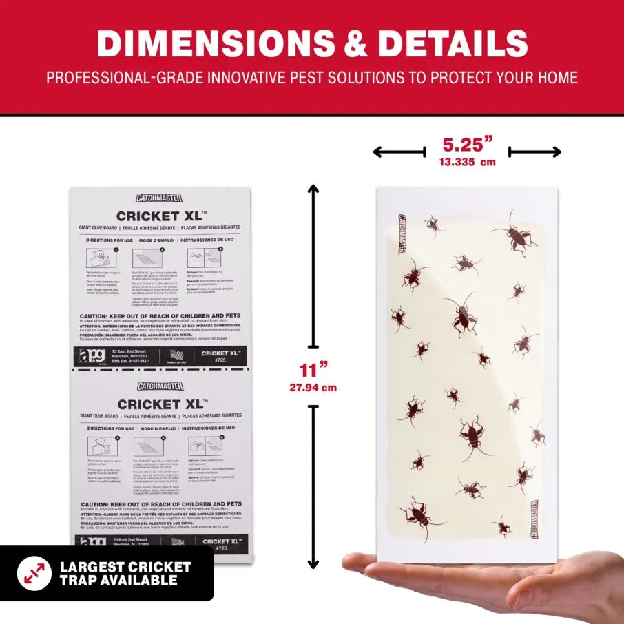 CricketXL Cricket Patterned Glue Board Traps CricketXL Cricket Patterned Glue Board Traps