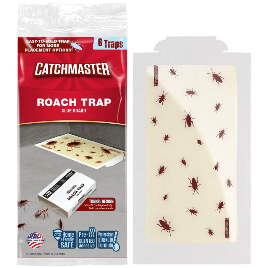 Catchmaster 100i – Trampas Cucarachas – 30 Piezas – Trampas Adhesivas de  máxima Calidad para Cucarachas – Sin Veneno ni biocidas – Trampa Anti