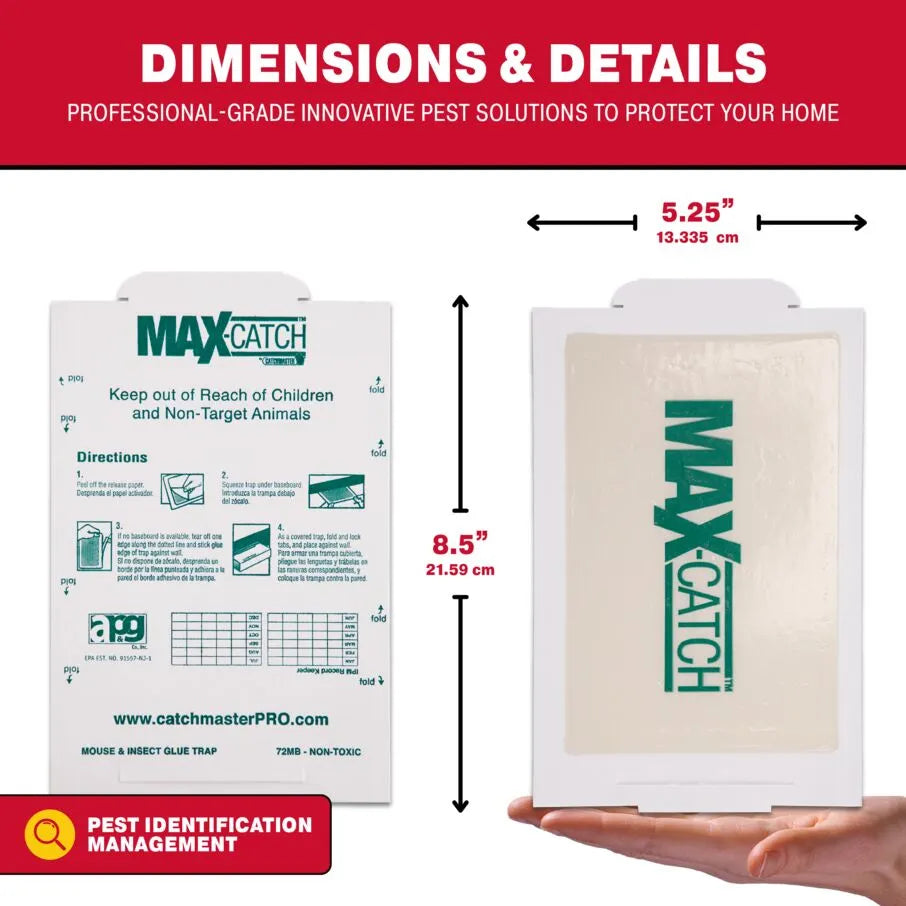 Max Catch Glue Board Traps - Unscented Max Catch Glue Board Traps - Unscented