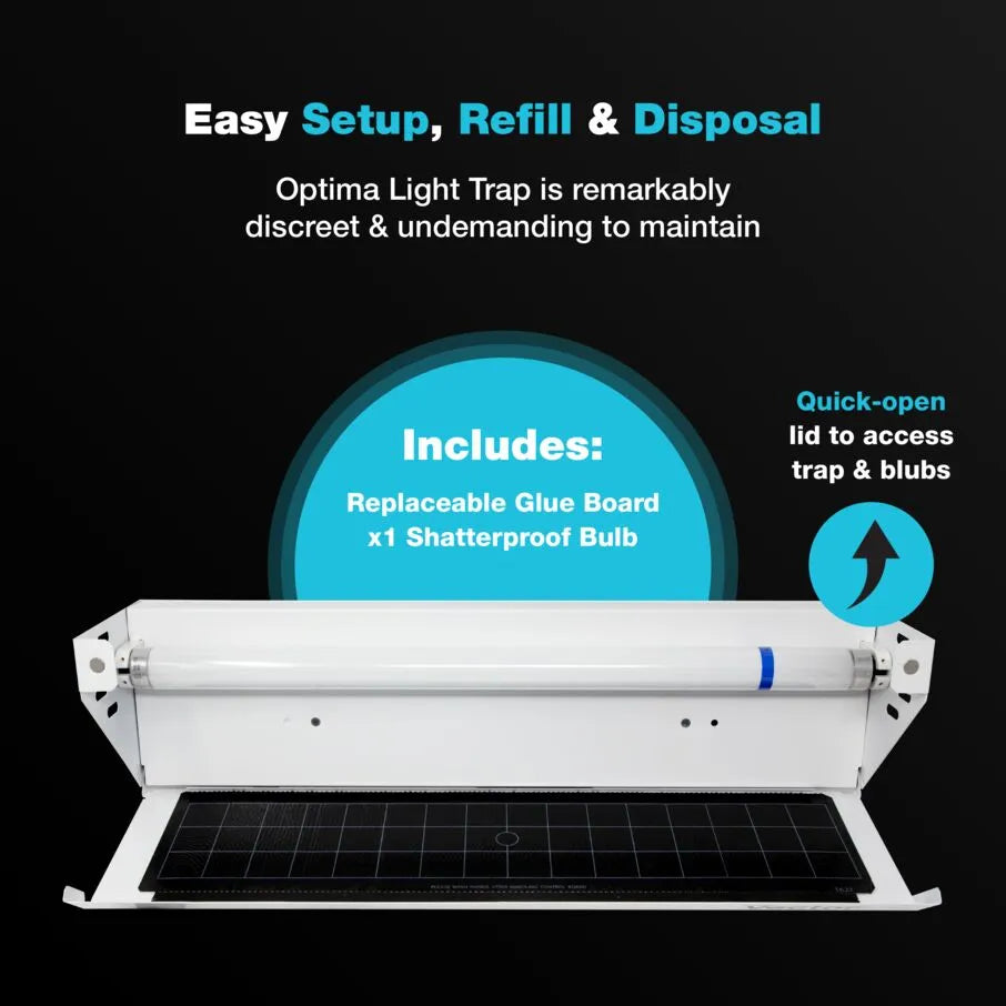 Vector Optima UV Light Fly Traps, White Vector Optima UV Light Fly Traps, White