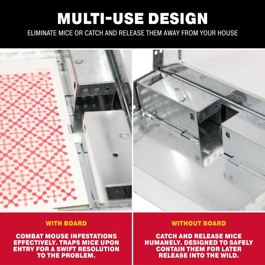 Pro Series Multicatch Metal Case and Glue Boards With Board Without Board Comparison Demonstration Pro Series Multicatch Metal Case and Glue Boards With Board Without Board Comparison Demonstration