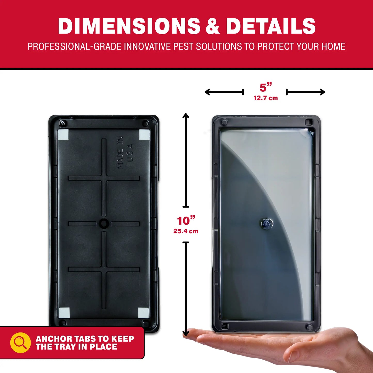 Heavy Duty Rat, Mouse, Snake & Insect Glue Trays