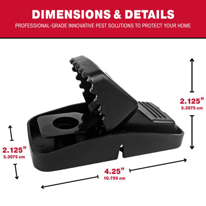 Pièges à pression réutilisables Snapper Quick-Set