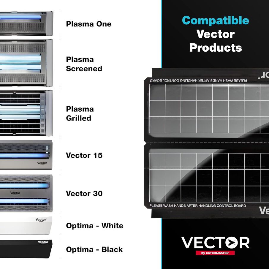 Remplacements des panneaux de colle pour pièges à lumière UV Vector 15 et 30