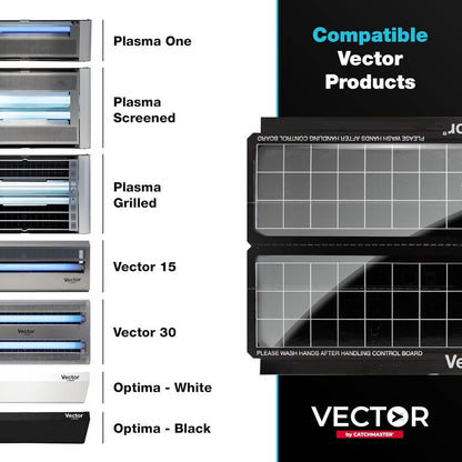 Remplacements des panneaux de colle pour pièges à lumière UV Vector 15 et 30