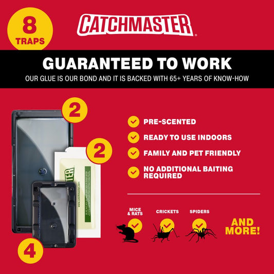 Basement Pest Control Kit with Glue Boards and Trays