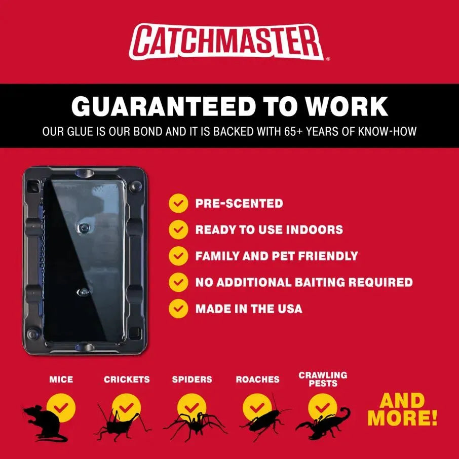 Catchmaster - Tableros de pegamento para trampas para cucarachas