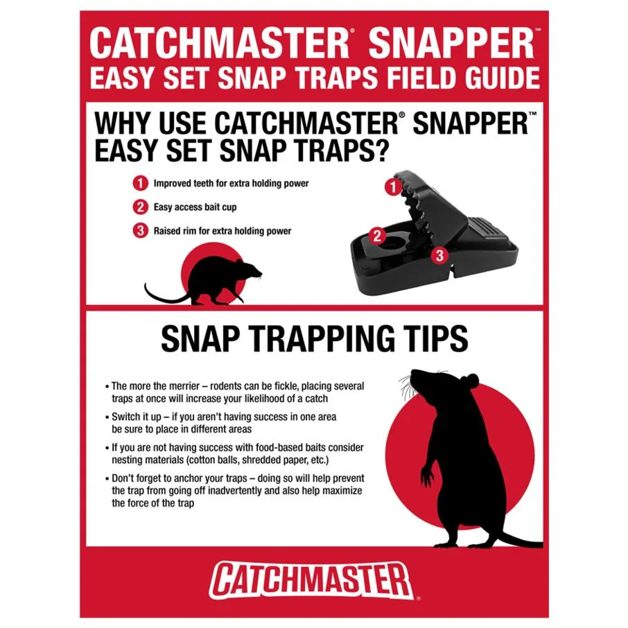 CatchMaster Snap Trap 602PE, Mice trap, Mechanical trap