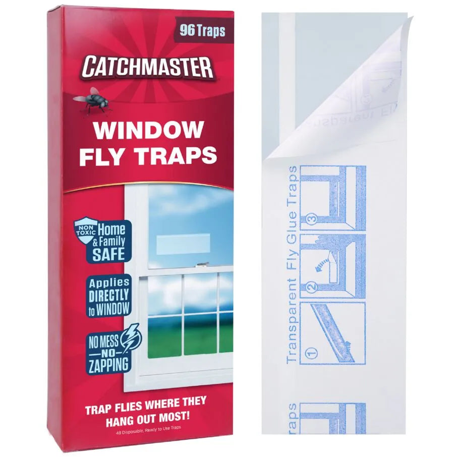 Kensizer 30-Pack Window Fly Traps for Indoors Showcase 