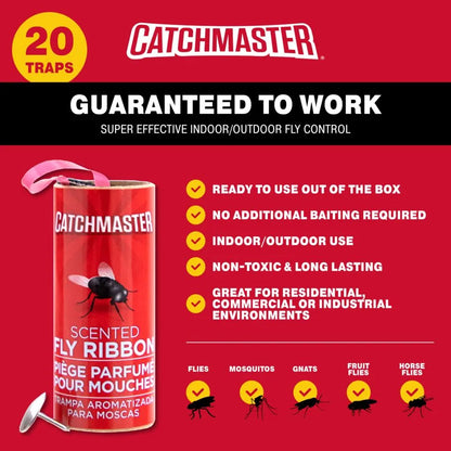 Giant Fly Glue Strip Traps – Catchmaster