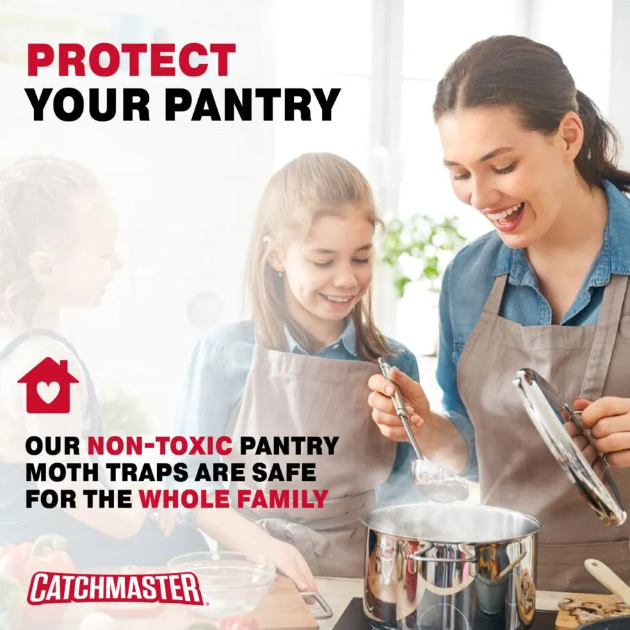 Mr.Chameleon Pantry Moth Trap 50% Stickier Glue for Ultimate